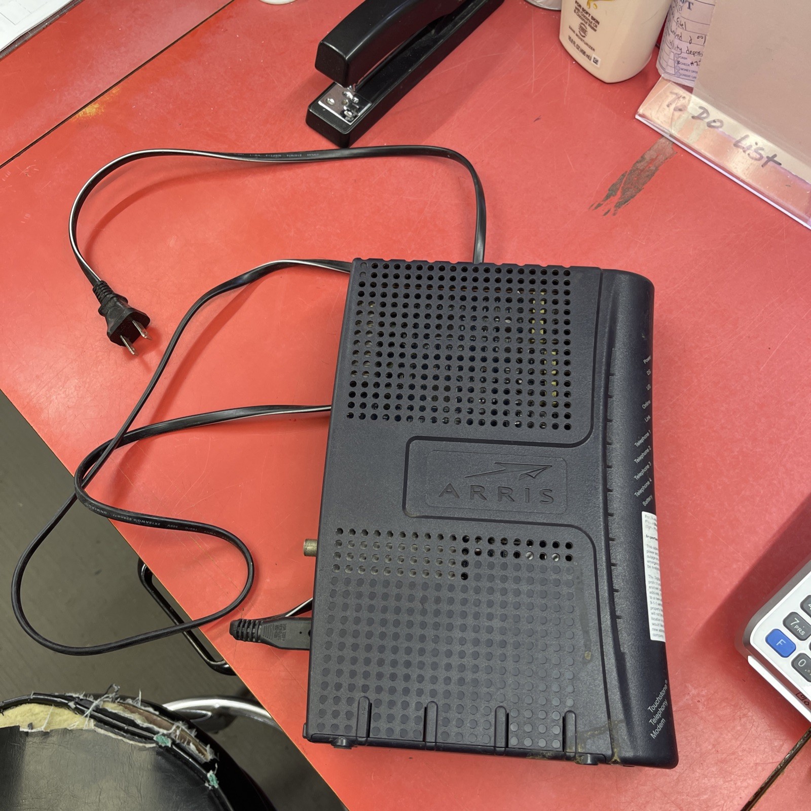Arris TM604G Touchstone Telephony Cable Modem (TM04AHDG6) w/ Power Cord