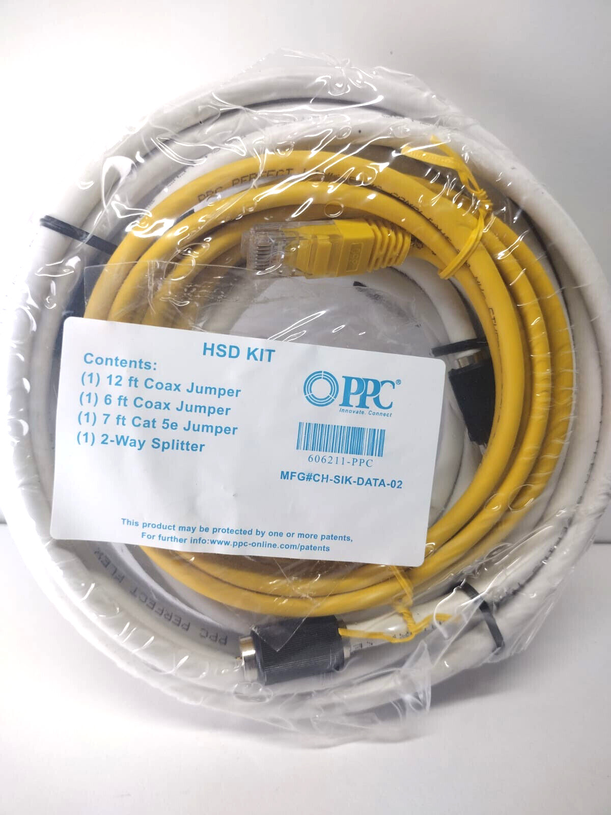 PPC HSD Kit Coax Jumper 12-Ft 606211-PPC