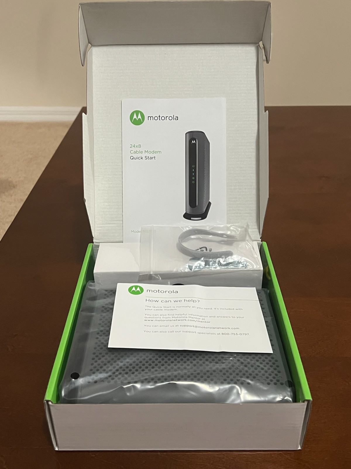 Motorola MB7621 Cable Modem (Used, Good Condition) – Reliable High-Speed Interne