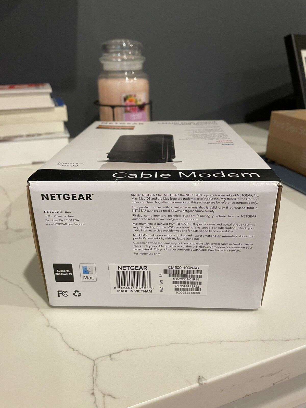 NETGEAR CM500 (CM500100NAS) 680 Mbps – Black