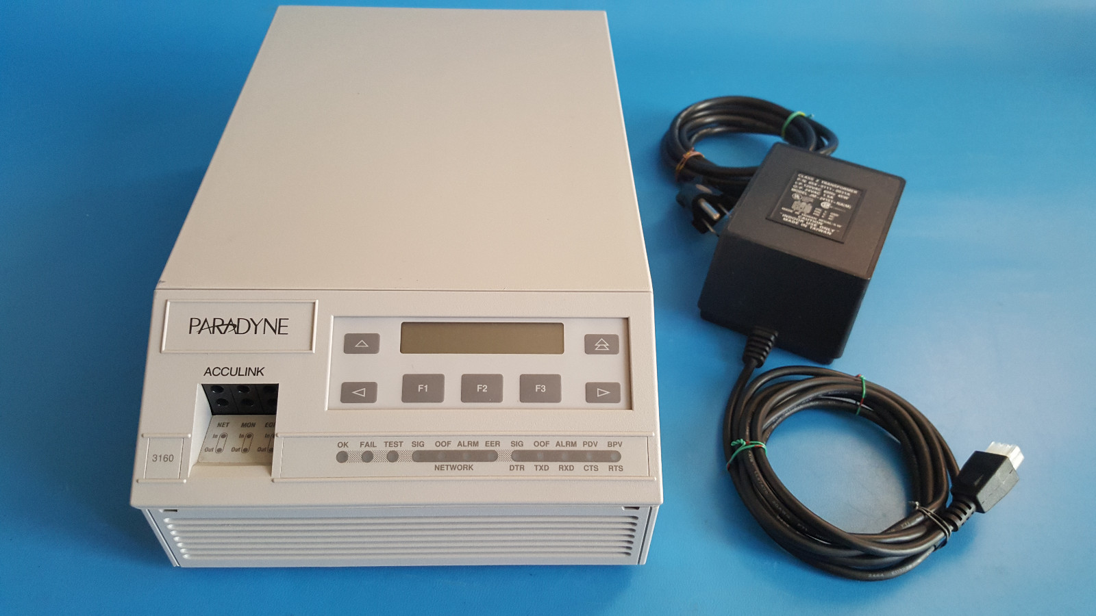 Paradyne Acculink 3160 – 3160-A2-210-0GB SPINN 2 PORT DSU/CSU S/A w/ Power Adptr