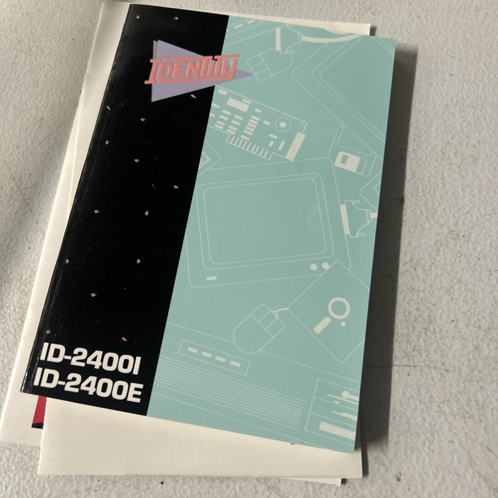 Identity External Modem ID2400E 2400 Bps w/Cords & Manual