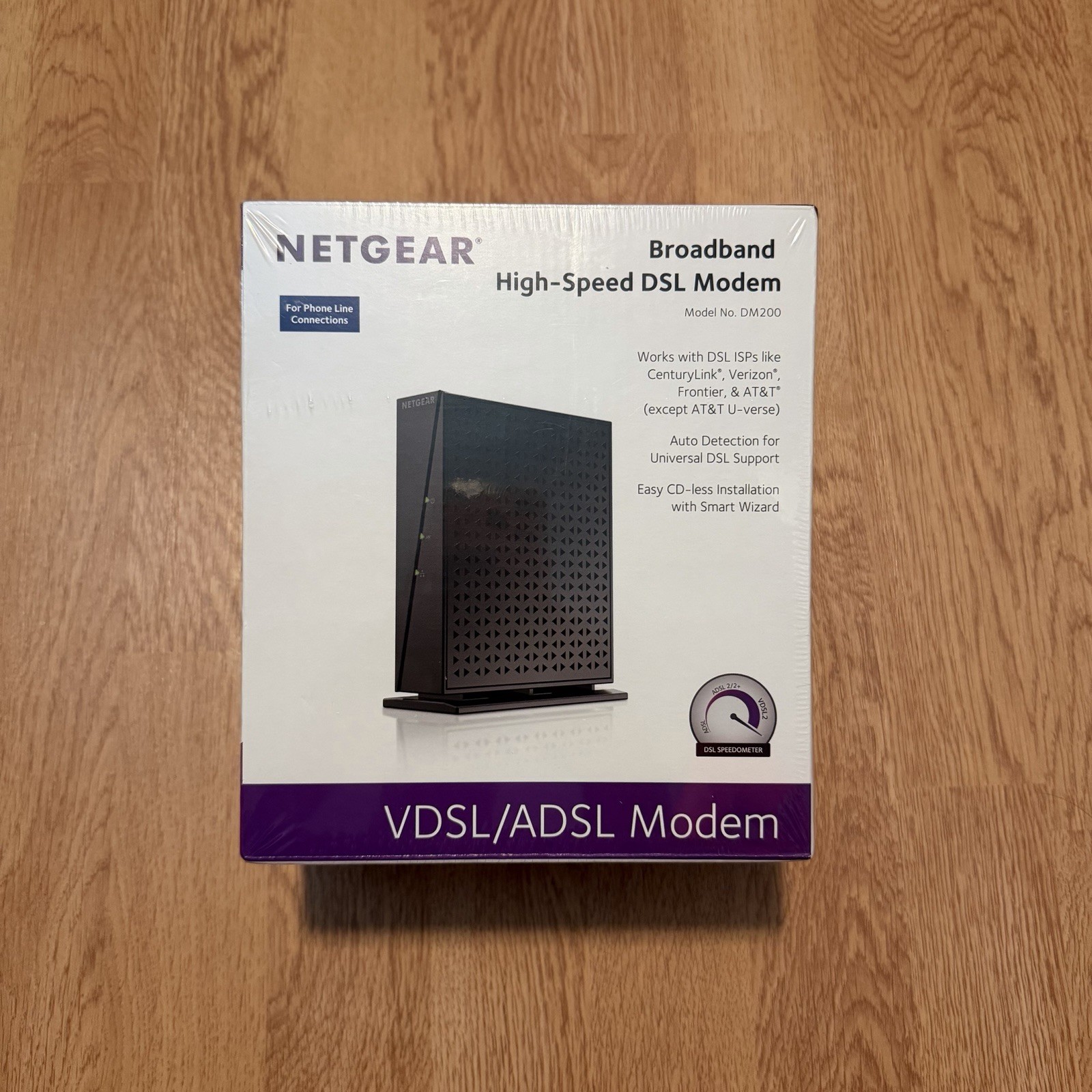 *NEW* Netgear Broadband High Speed DSL Modem VDSL/ADSL DM200-100NAS – New In Box