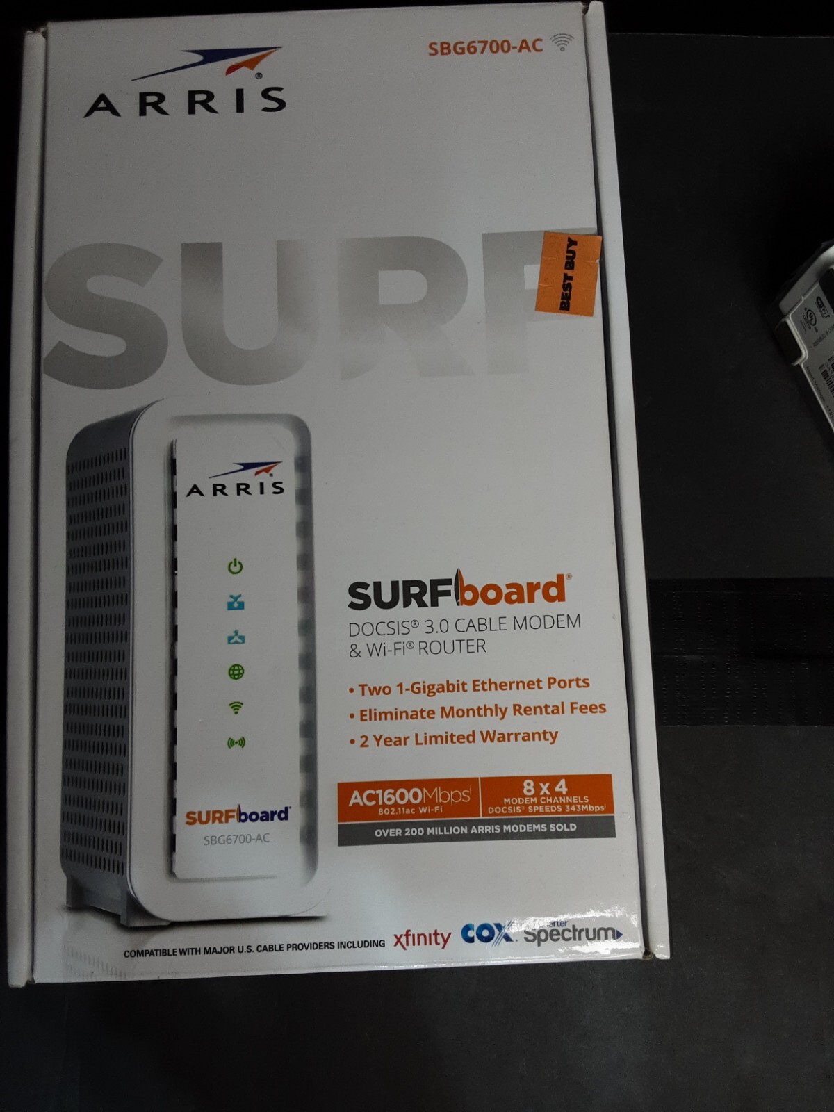 Arris Surf Board DOCSIS 3.0 SBG6700-AC Open Box