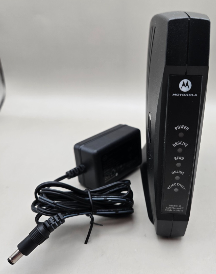 Motorola SB5101U SURFboard Cable Internet Modem Black