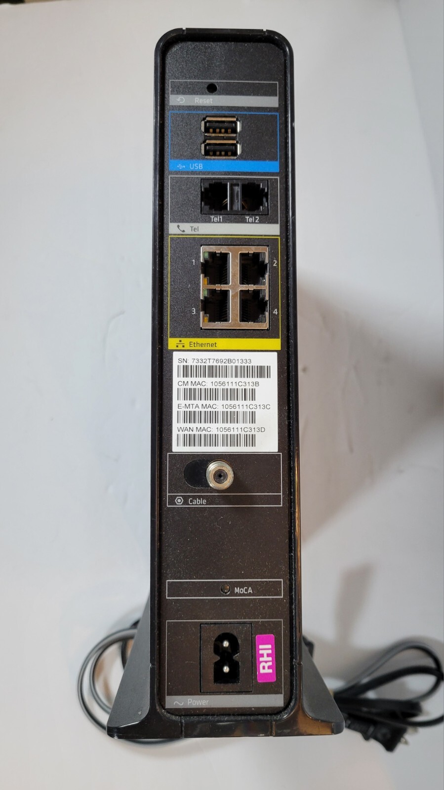 ARRIS Cable Modem Dual-Band WiFi 802.11ac Router TG1682G COX Xfinity Comcast