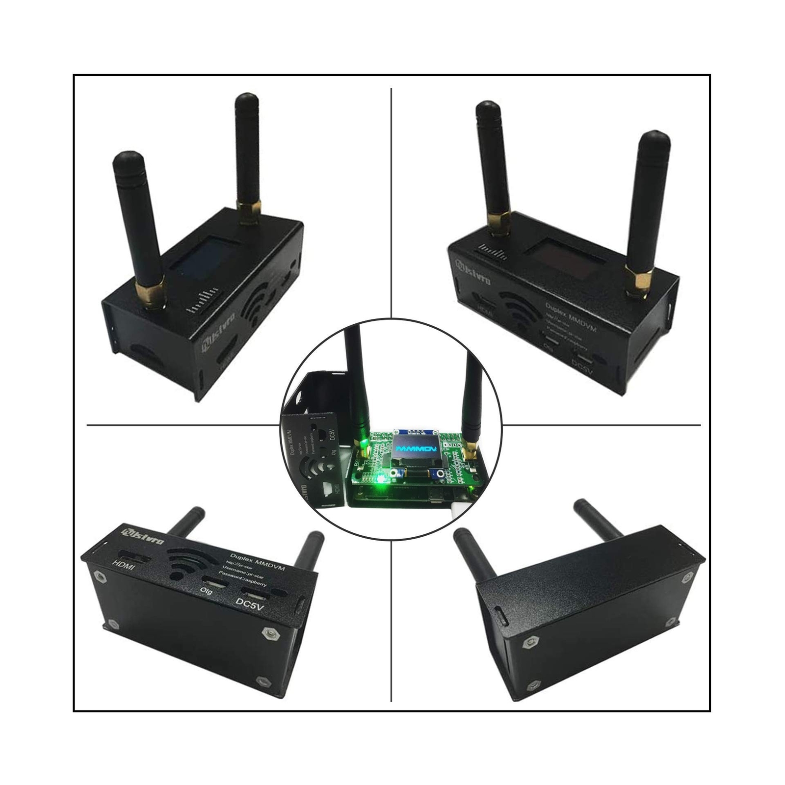 MMDVM Duplex Hotspot Board, Multi-Mode Digital Voice Modem Support P25 DMR YS…