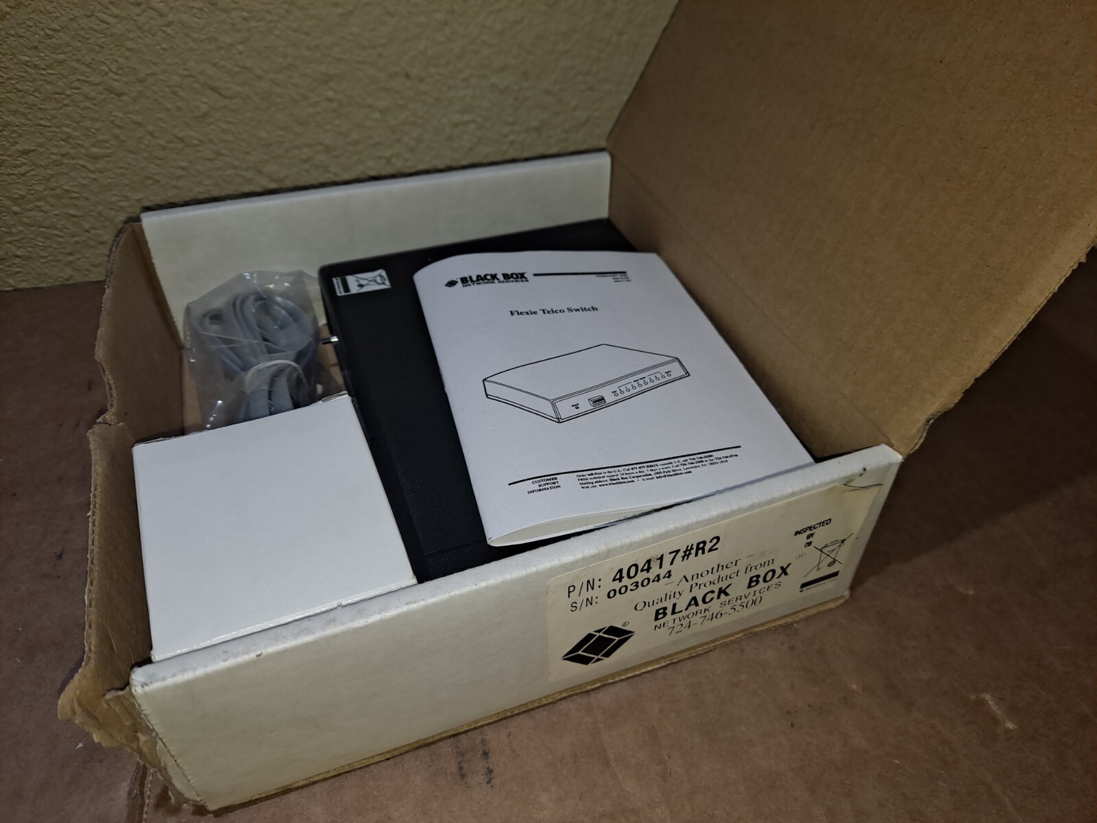 NEW BLACK BOX 40417#R2 Flexie Telco Switch 8 PORT Fast Shipping