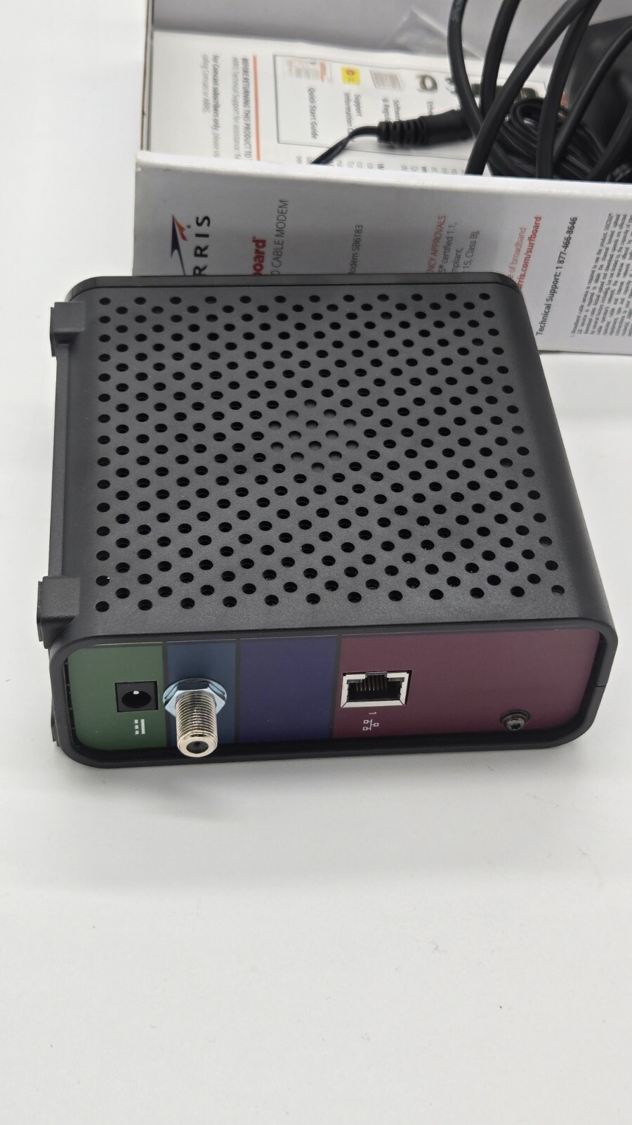 ARRIS SURFboard (16×4) DOCSIS 3.0 Cable Modem SB6183 Black 612572216712