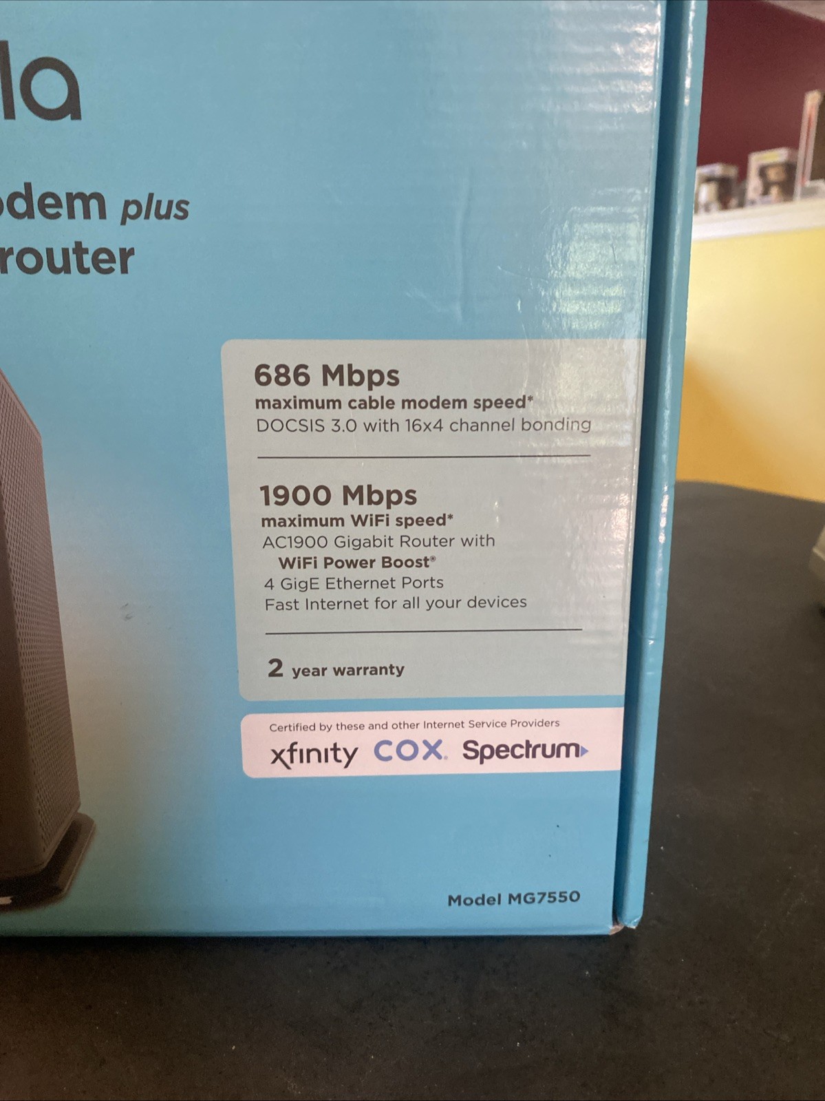 Motorola BG7550 16×4 Combo Dual Band High Speed Cable Modem WiFi Router