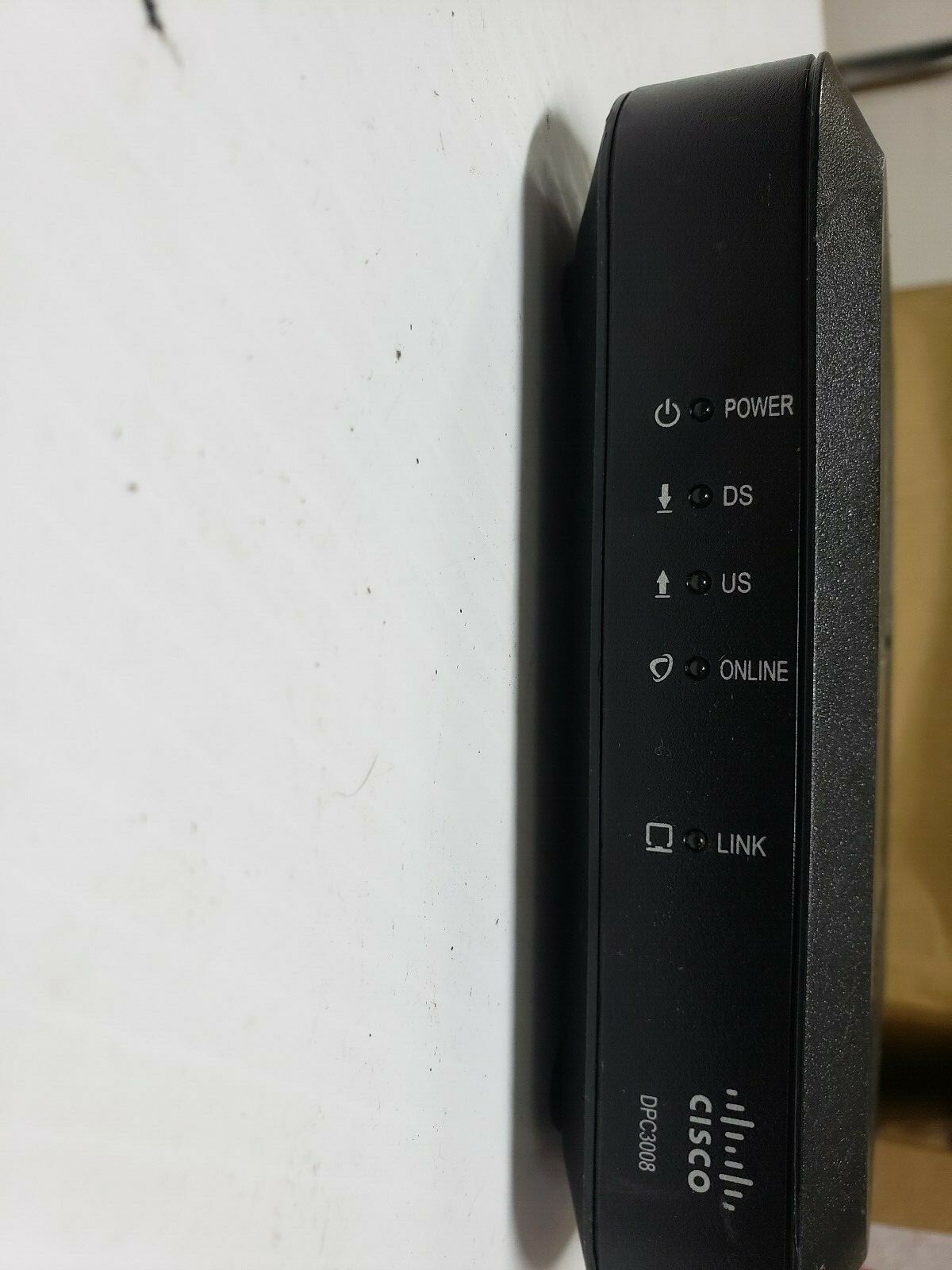 Cisco docsi3.0 model DPC3008 Modem 12v adapter Included WITH ELT CABLE (FC54-3-K