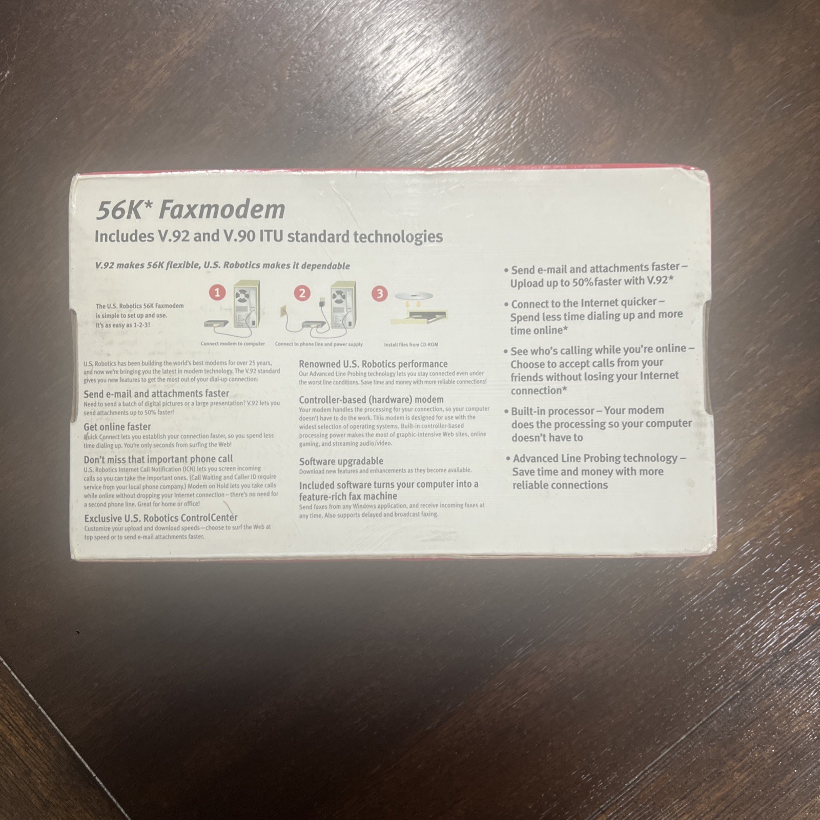 USRobotics 56K V.92/V.90 Dial-Up Faxmodem (USR5686E)