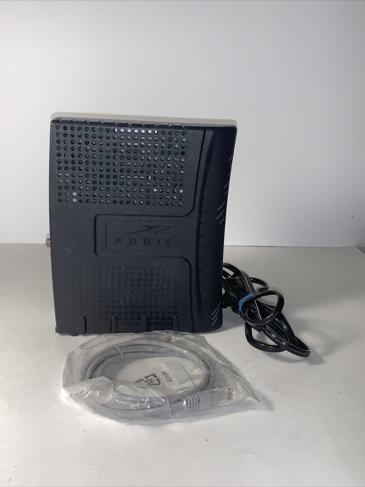 Arris Model TM502G Wireless Telephony Modem – Black Good Condition Tested Works