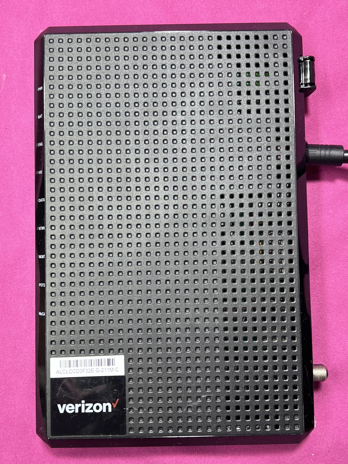 Verizon FIOS Optical Network Terminal G-211M-C Modem & Power Supply