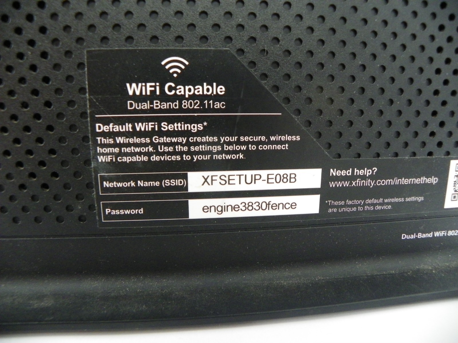 Xfinity Arris XB3 DualBand Wifi Router 802.11AC Modem Black.