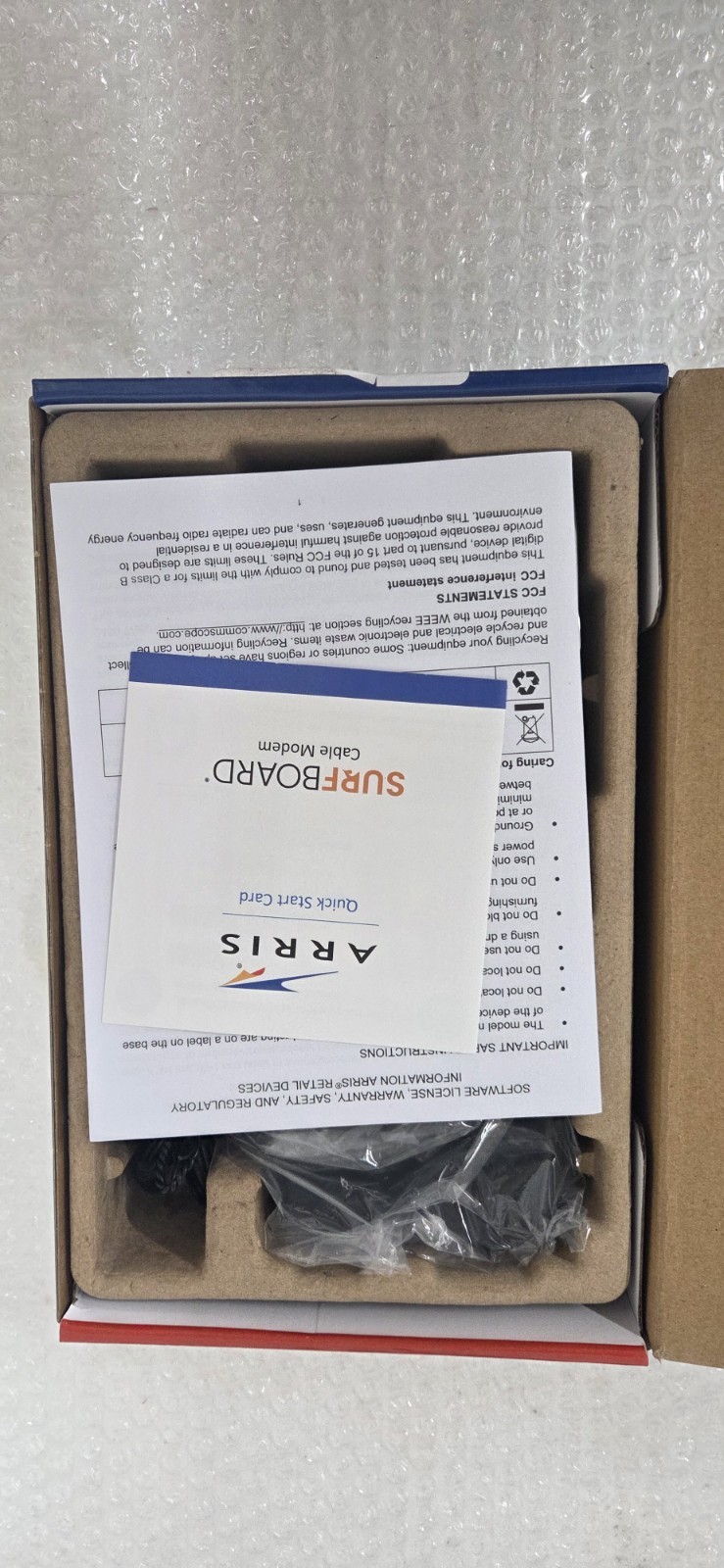 ARRIS SURFboard S33 DOCSIS 3.1 Multi‑Gig Cable Modem | 2.5Gbps + 1Gbps Ethernet