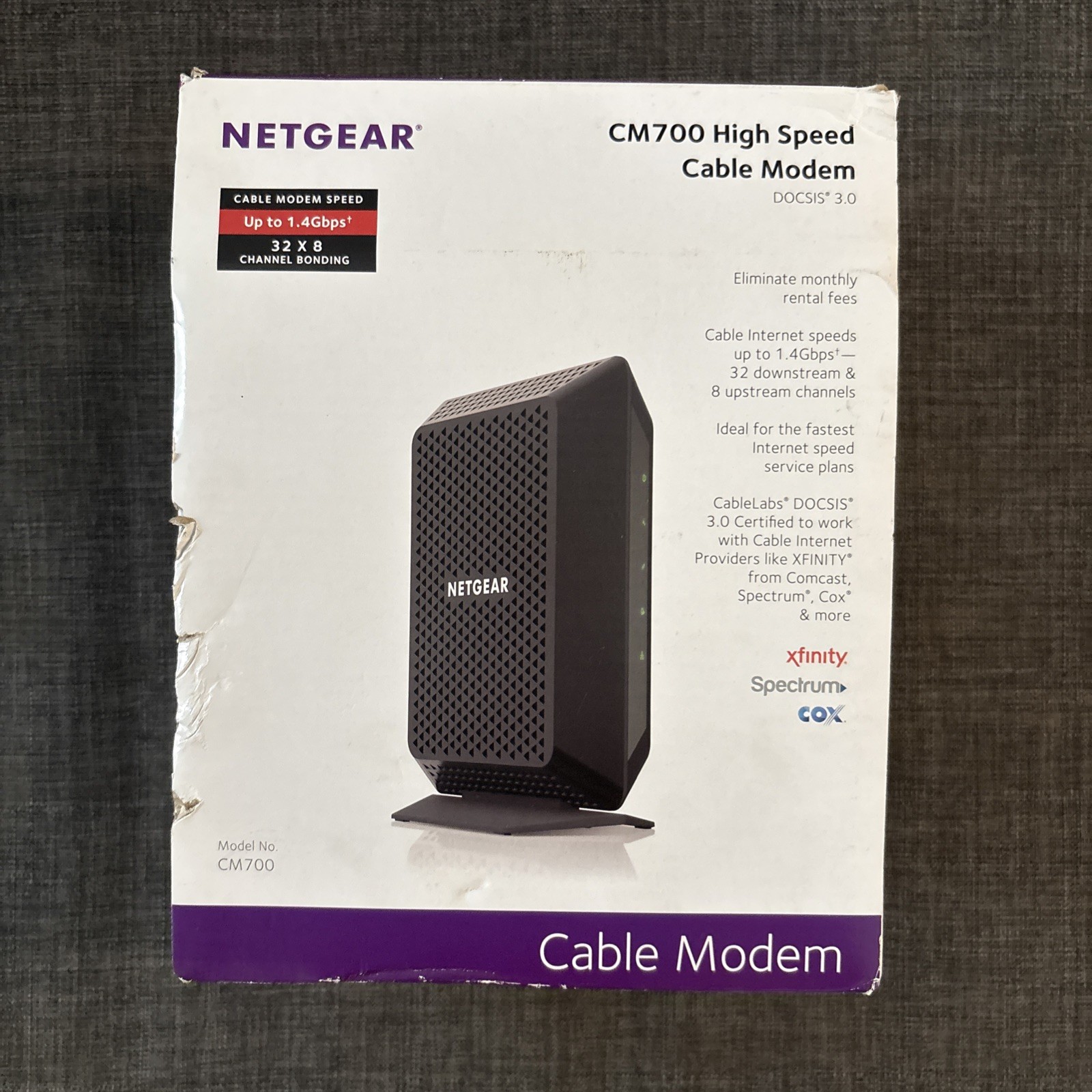 NETGEAR CM700-100NAS Cable Modem