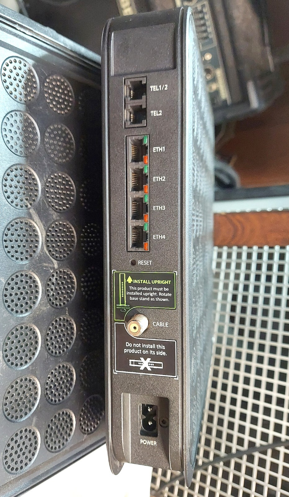 Ubee DVW32CB Telephone Modem Advanced Wireless Voice Gateway w/pwr cord*Tested