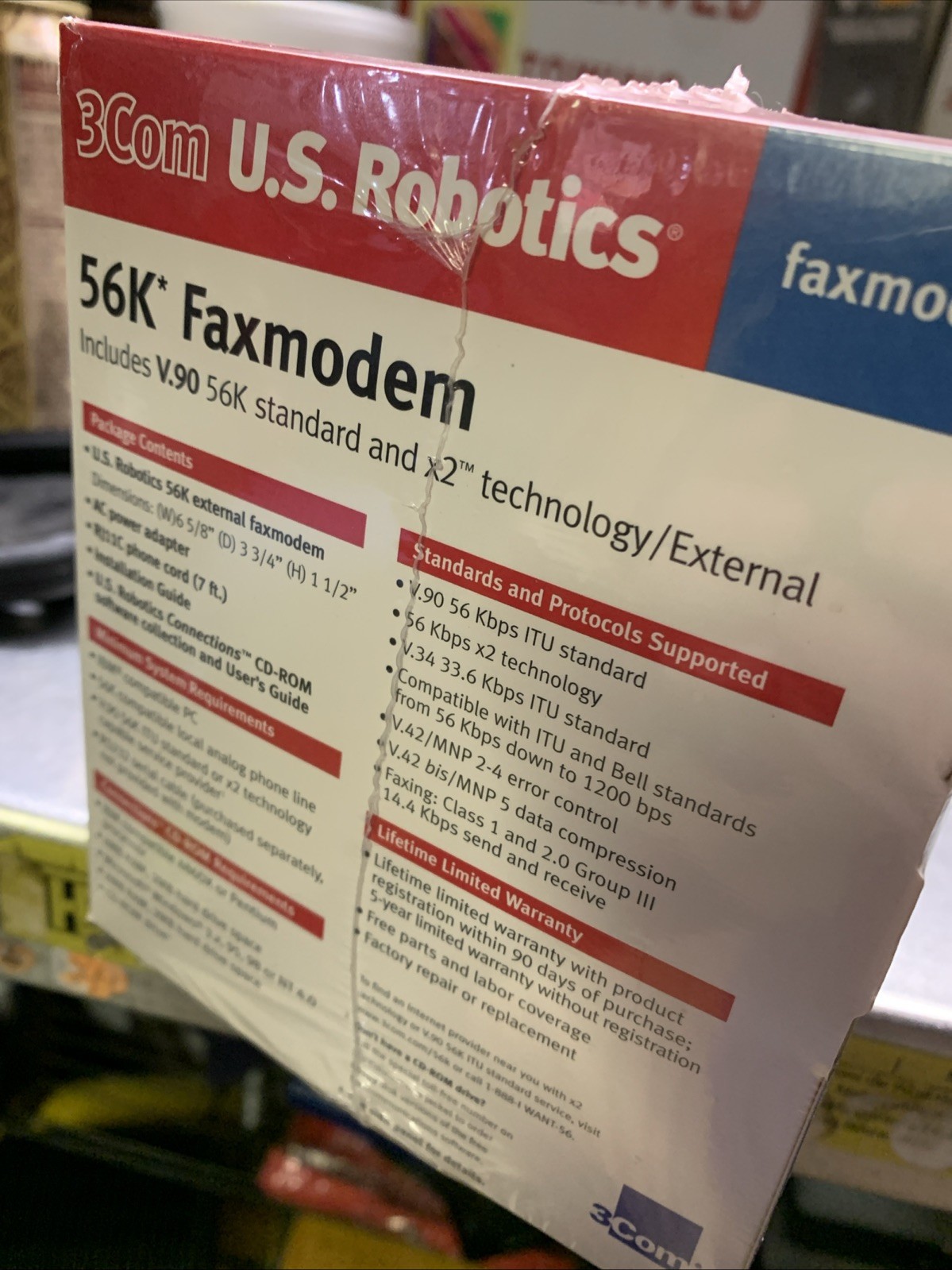 3Com US Robotics 56k Fax modem Model 5686 NEW! SEALED IN BOX