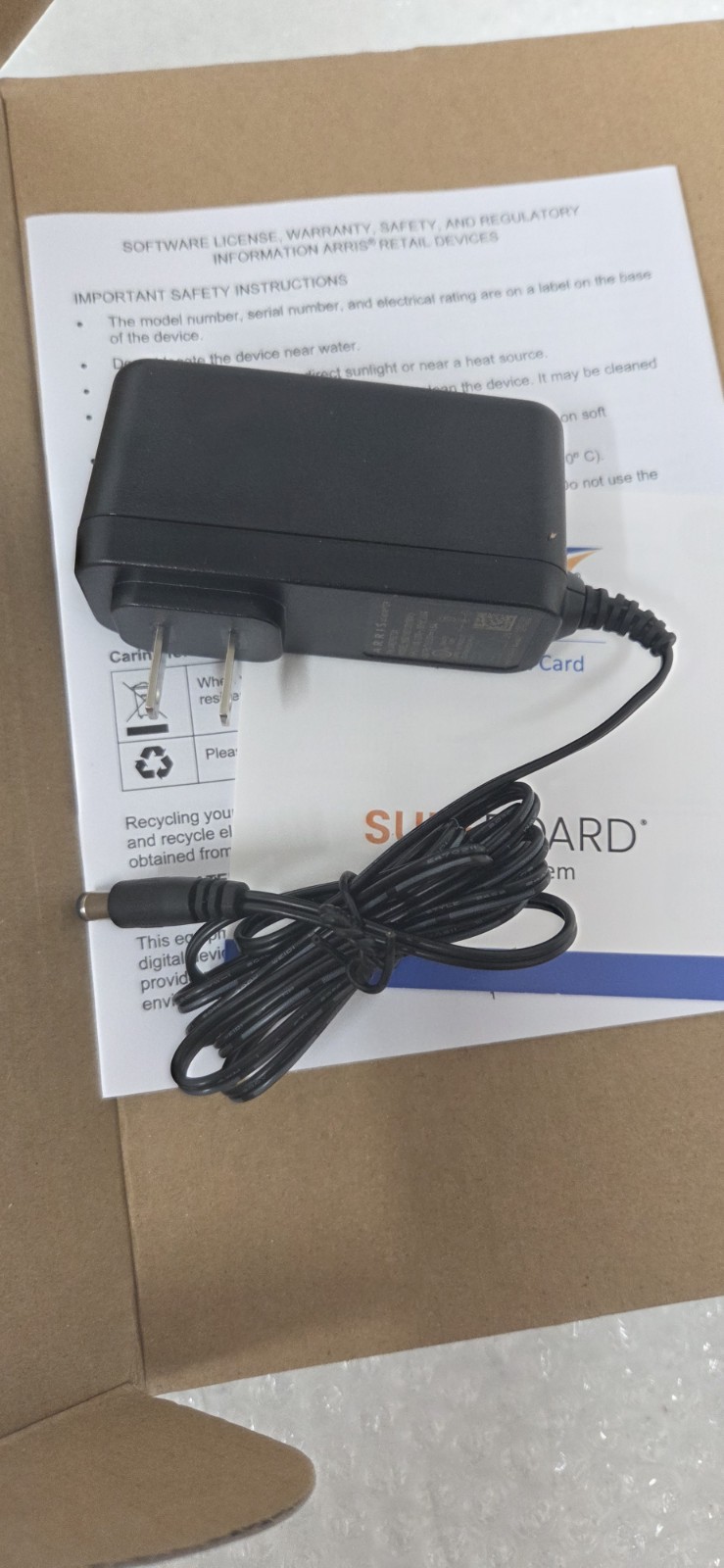 ARRIS SURFboard S33 DOCSIS 3.1 Multi‑Gig Cable Modem | 2.5Gbps + 1Gbps Ethernet