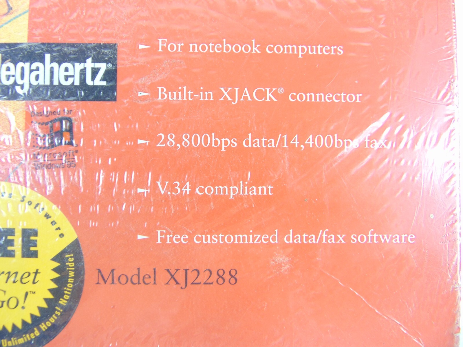 Megahertz XJ2288 28.8 PC Card Modem