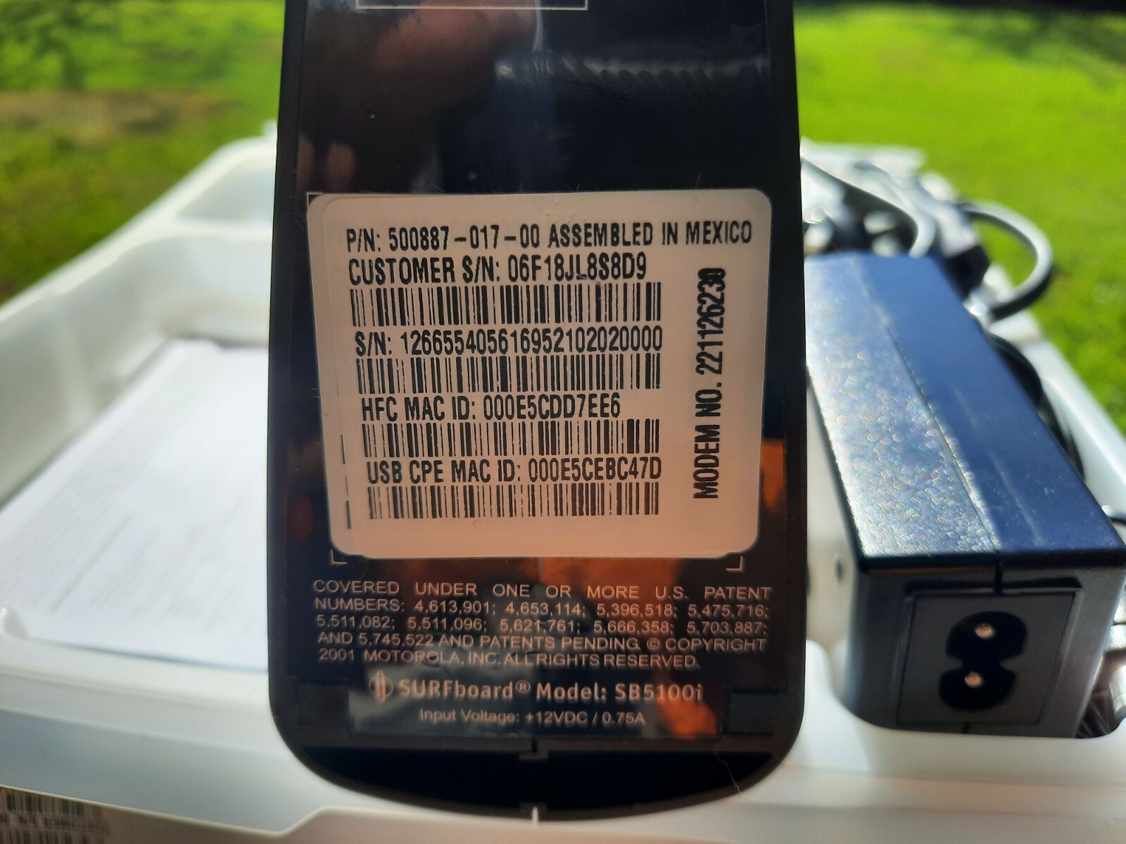Motorola SURFboard SB5100 (DHSB5100)