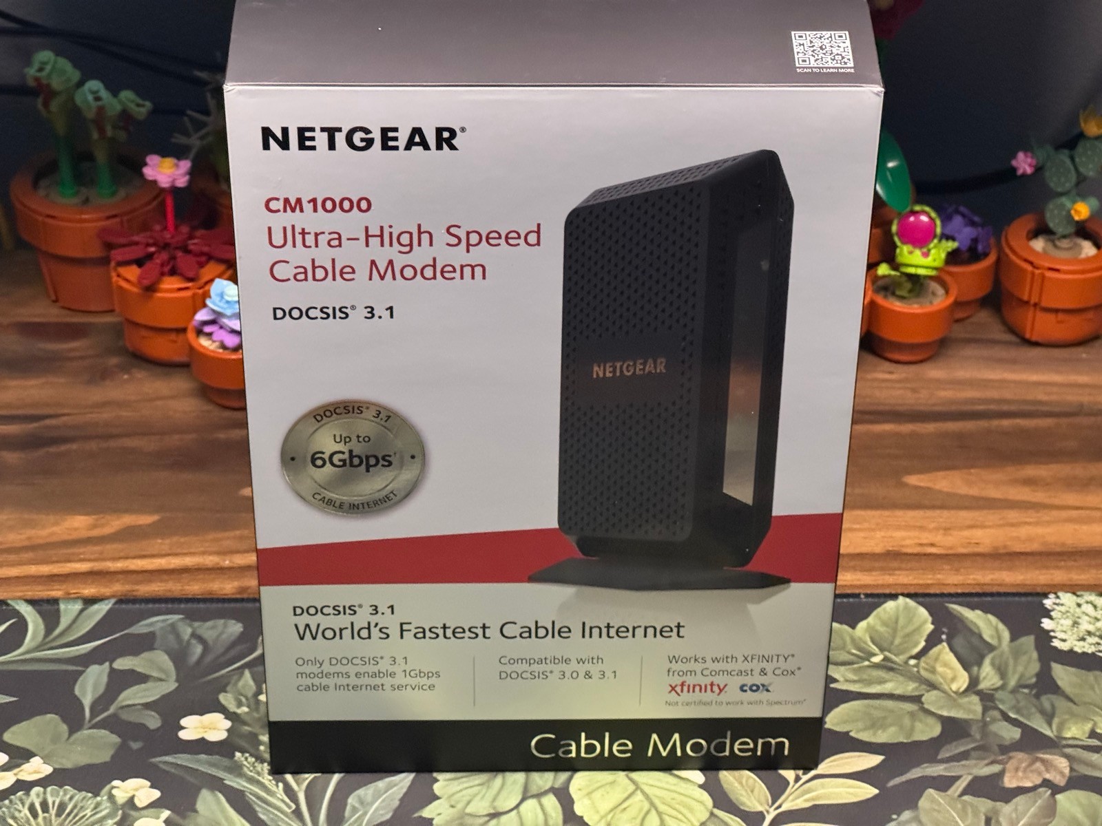 NETGEAR CM1000 DOCSIS 1000Mbps Cable Modem (CM1000-1AZNAS)