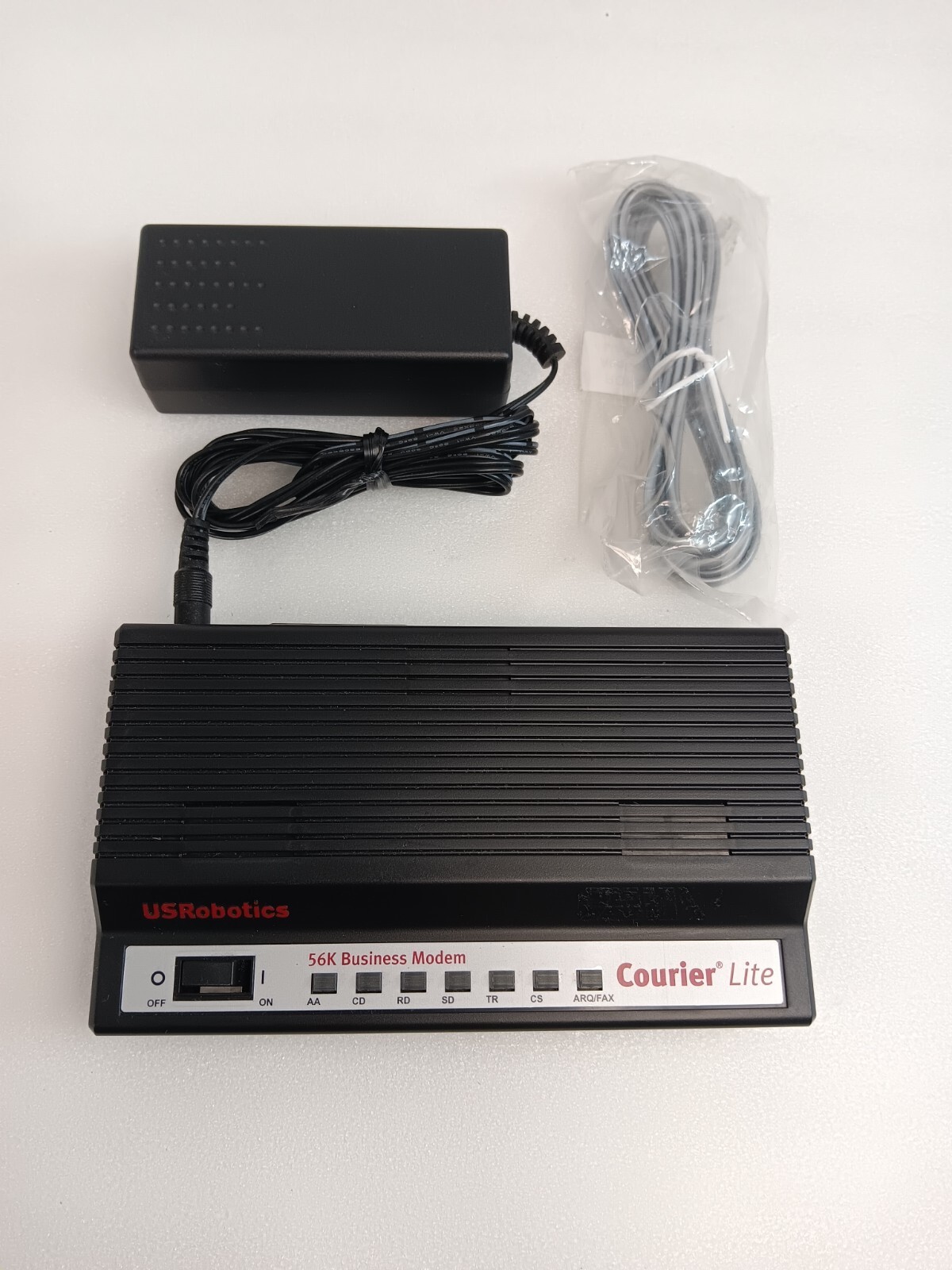 US ROBOTICS 56K Business Modem Courier Lite 5686G W/ Power Supply NEW