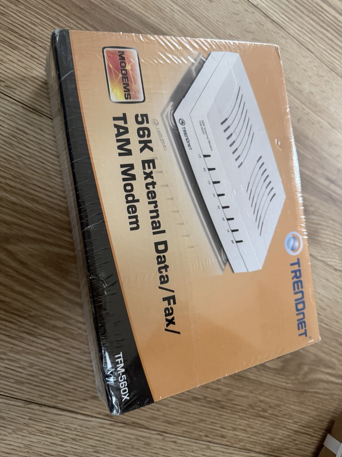 TRENDnet TFM-560X 56K External Data/Fax Modem – Brand New, Sealed in Box