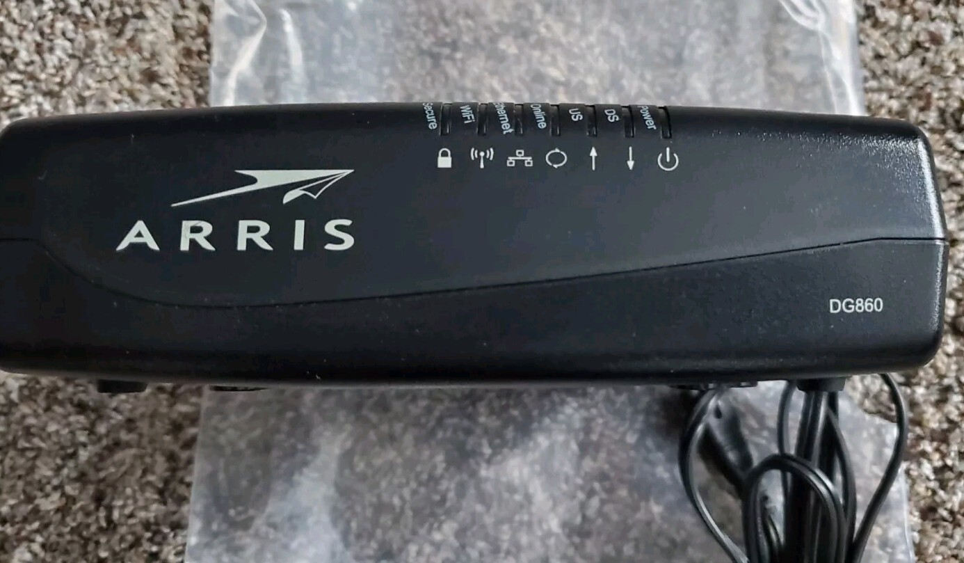 ARRIS DG860 Modem Wireless Internet Working WI-FI Breezeline Compatible
