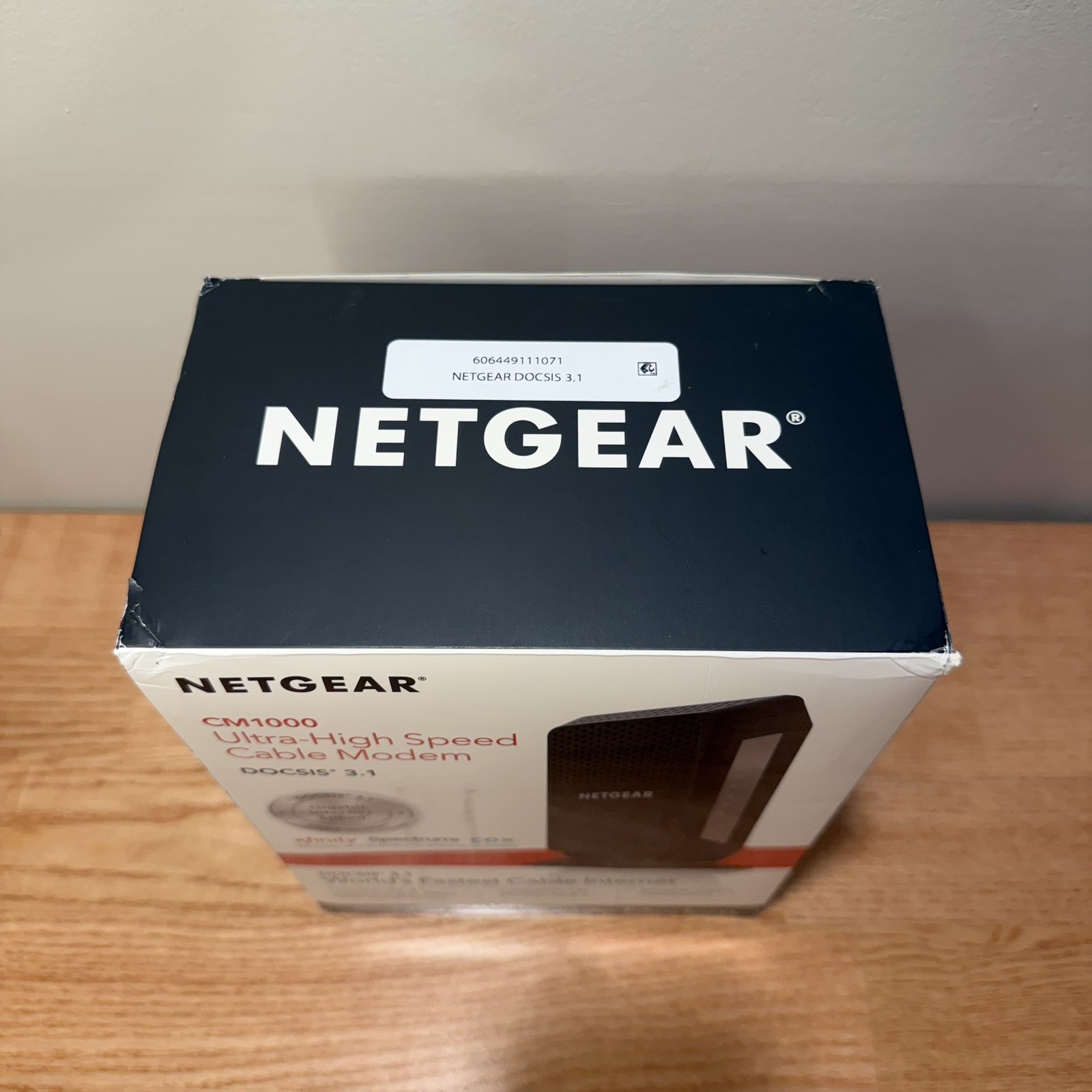 NETGEAR CM1000 DOCSIS 3.1 Cable Modem 1 Gbps Gigabit Ethernet CM1000-100NAS