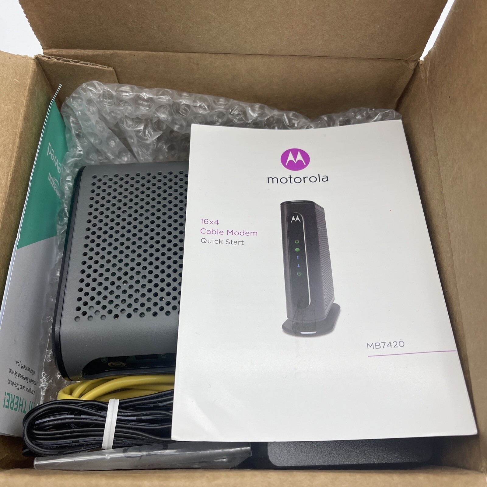 Cable Modem Model Mb7420 16×4 Docsis 3.0 Refurbished