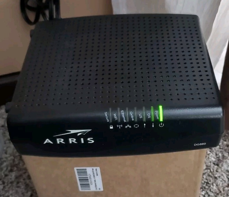 ARRIS DG860 Modem Wireless Internet Working WI-FI Breezeline Compatible