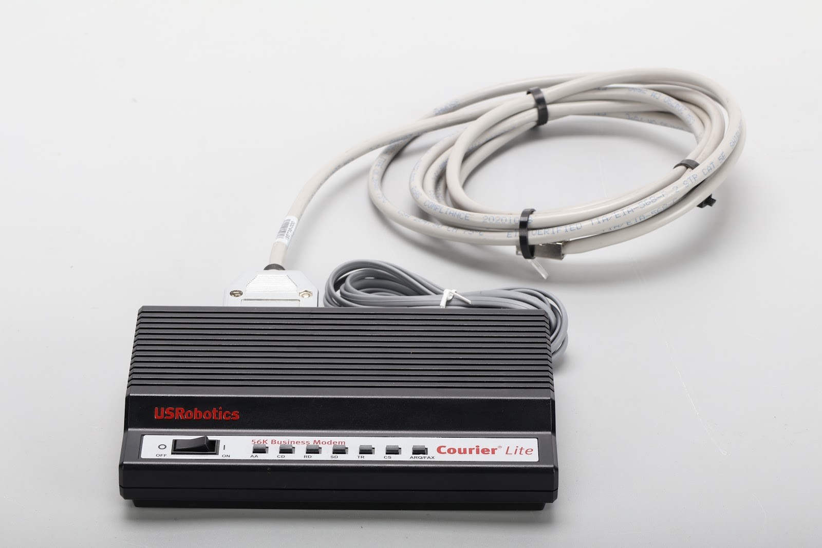 USRobotics 5686G 56K Fax Modem USR5686G With Com Cable – No Power Supply