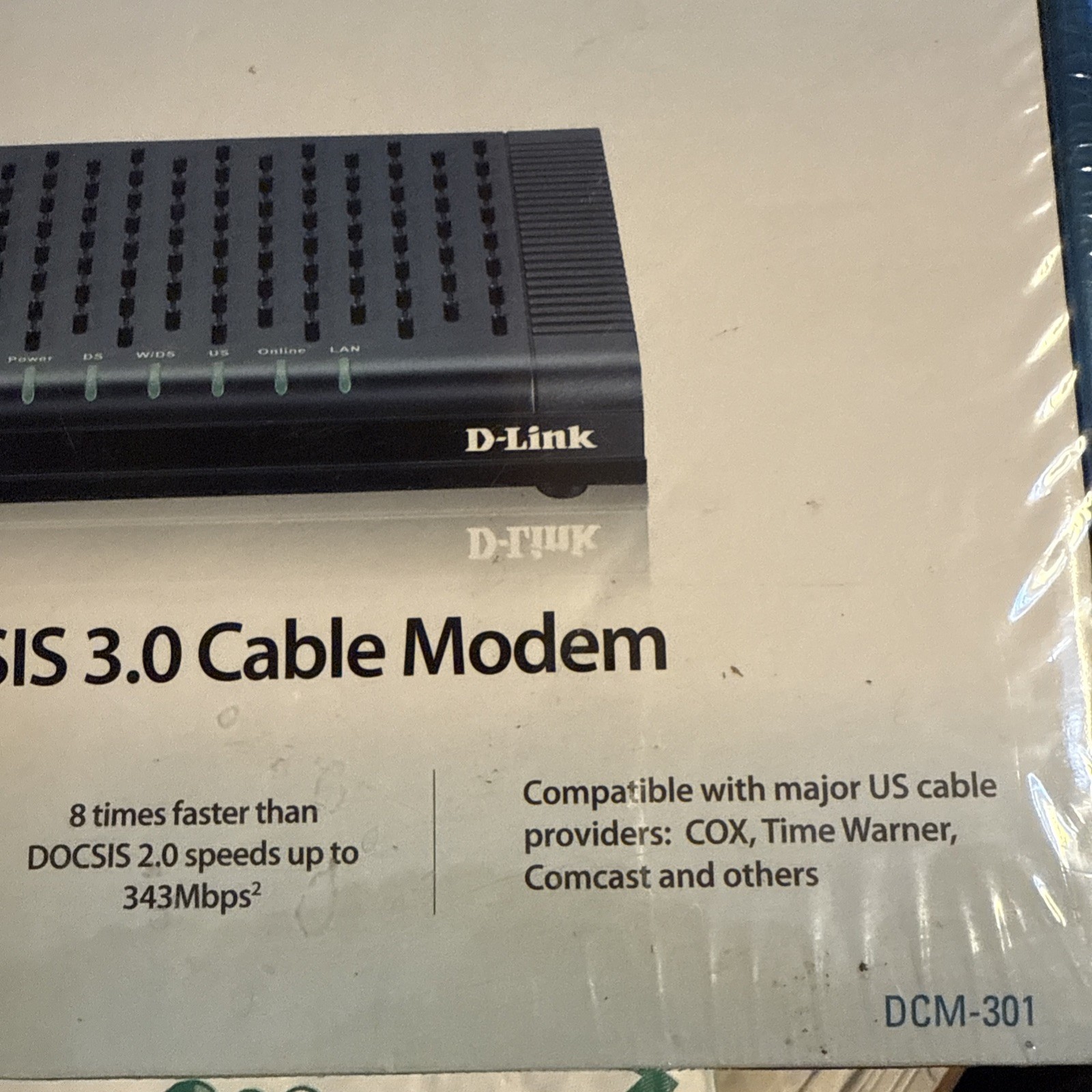 D-Link DCM-301 348.16 Mbps Cable Modem New Sealed