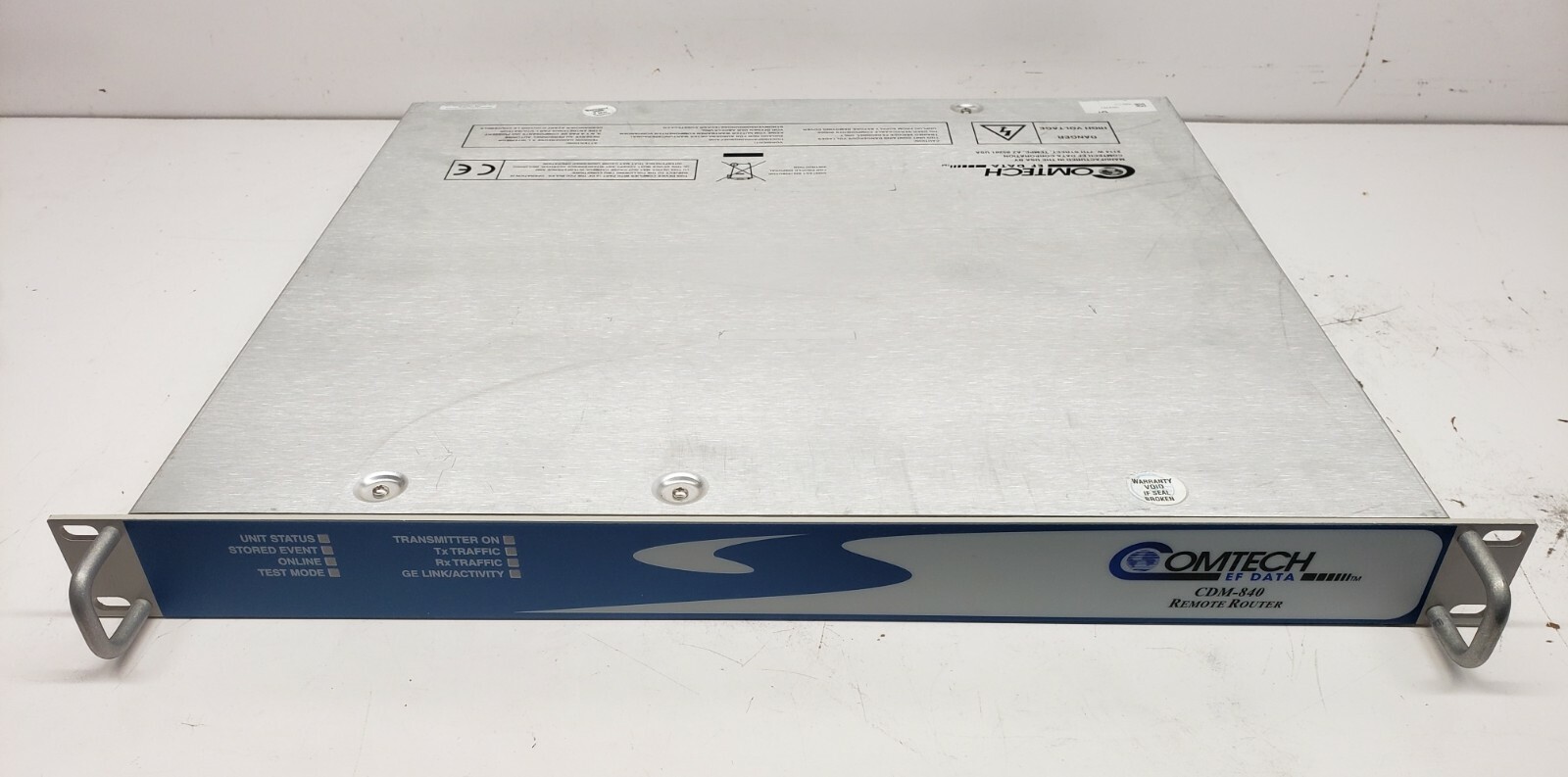COMTECH EF DATA CDM-840 REMOTE ROUTER ADVANCED VSAT SOLUTIONS CDM840-242