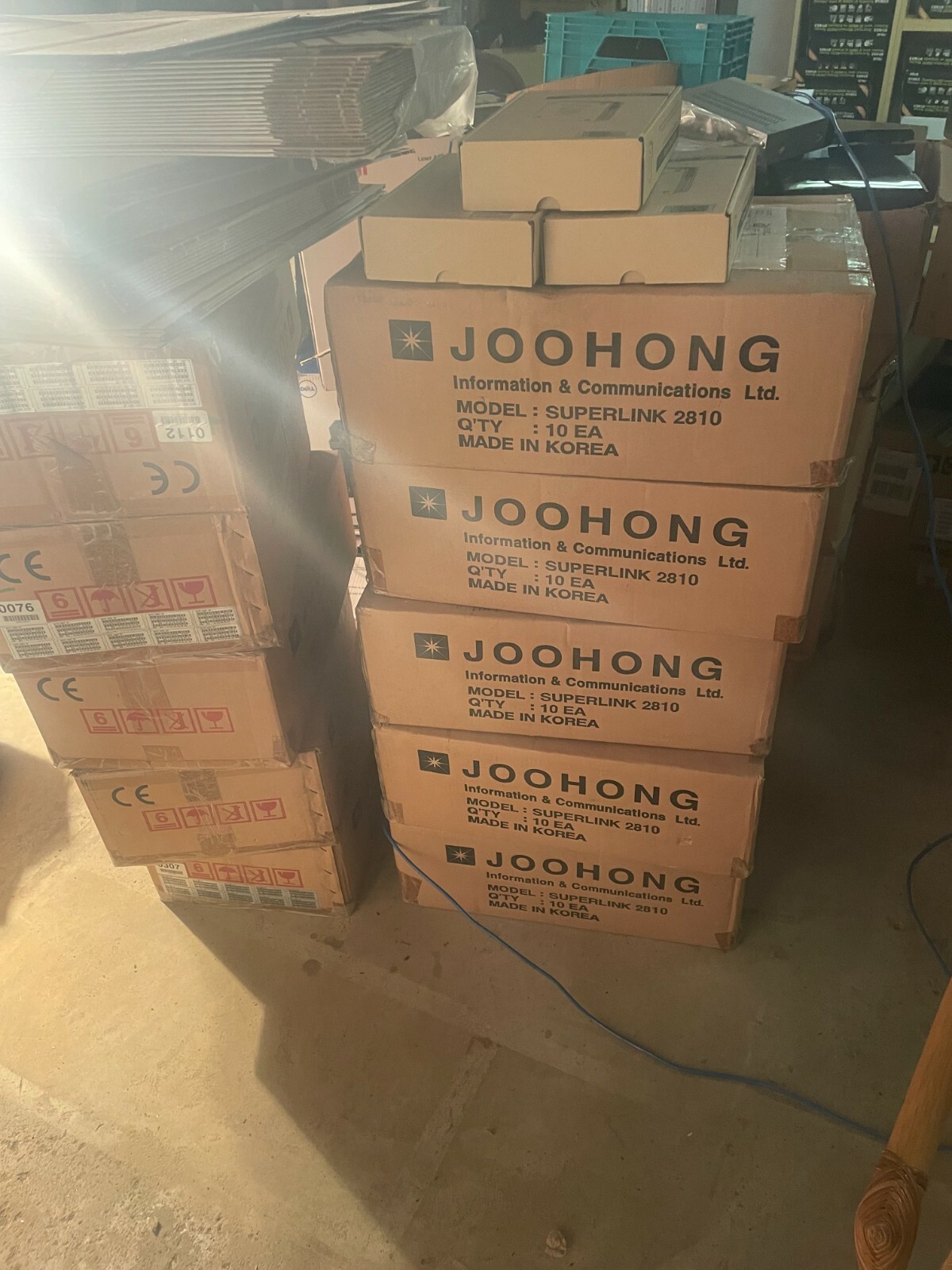 LOT of 100 Joohong SL-2810 DOCIS 2.0 Cable modem new in package
