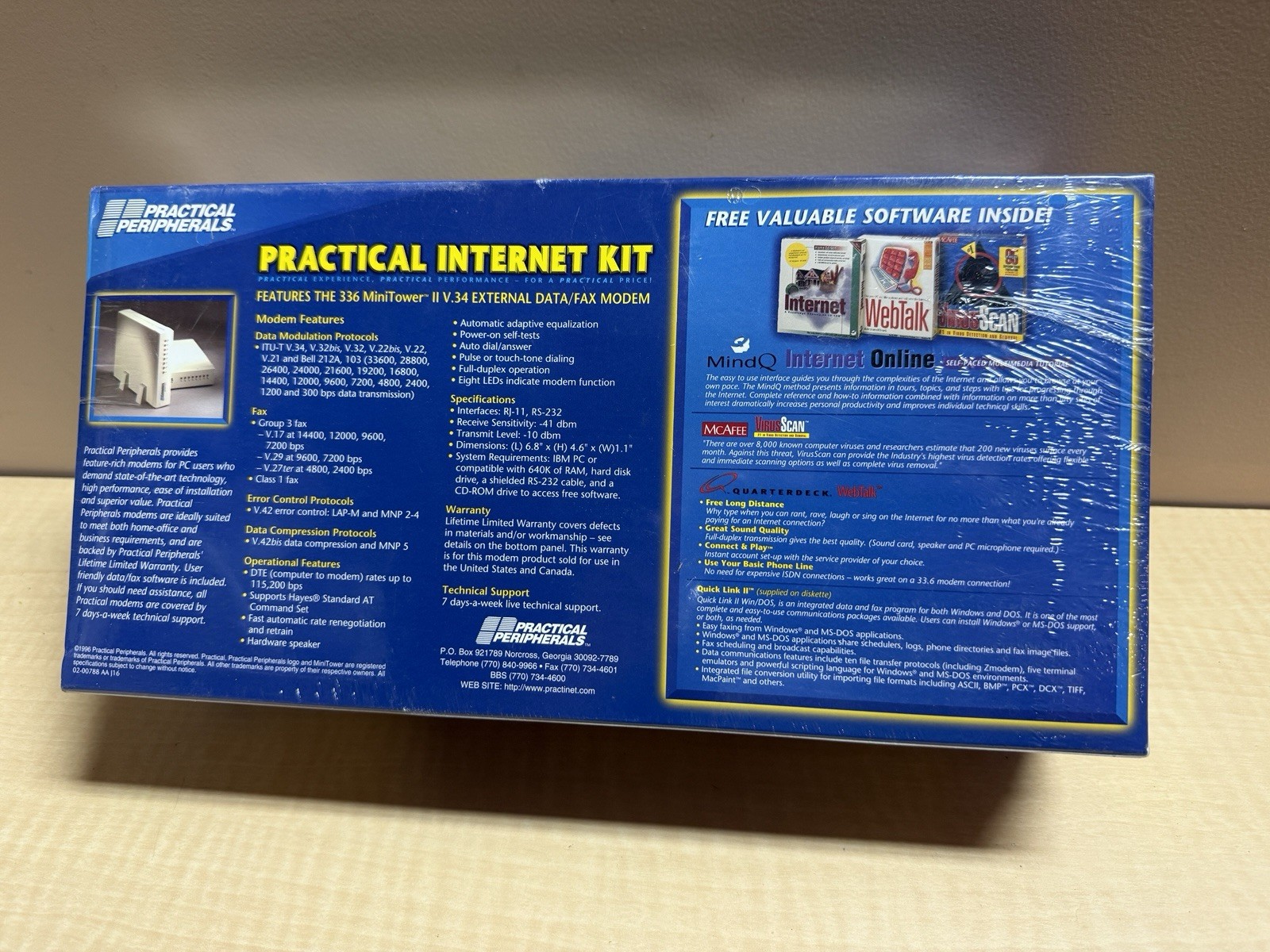 Practical Peripherals Internet Kit Featuring 336 Mini Tower