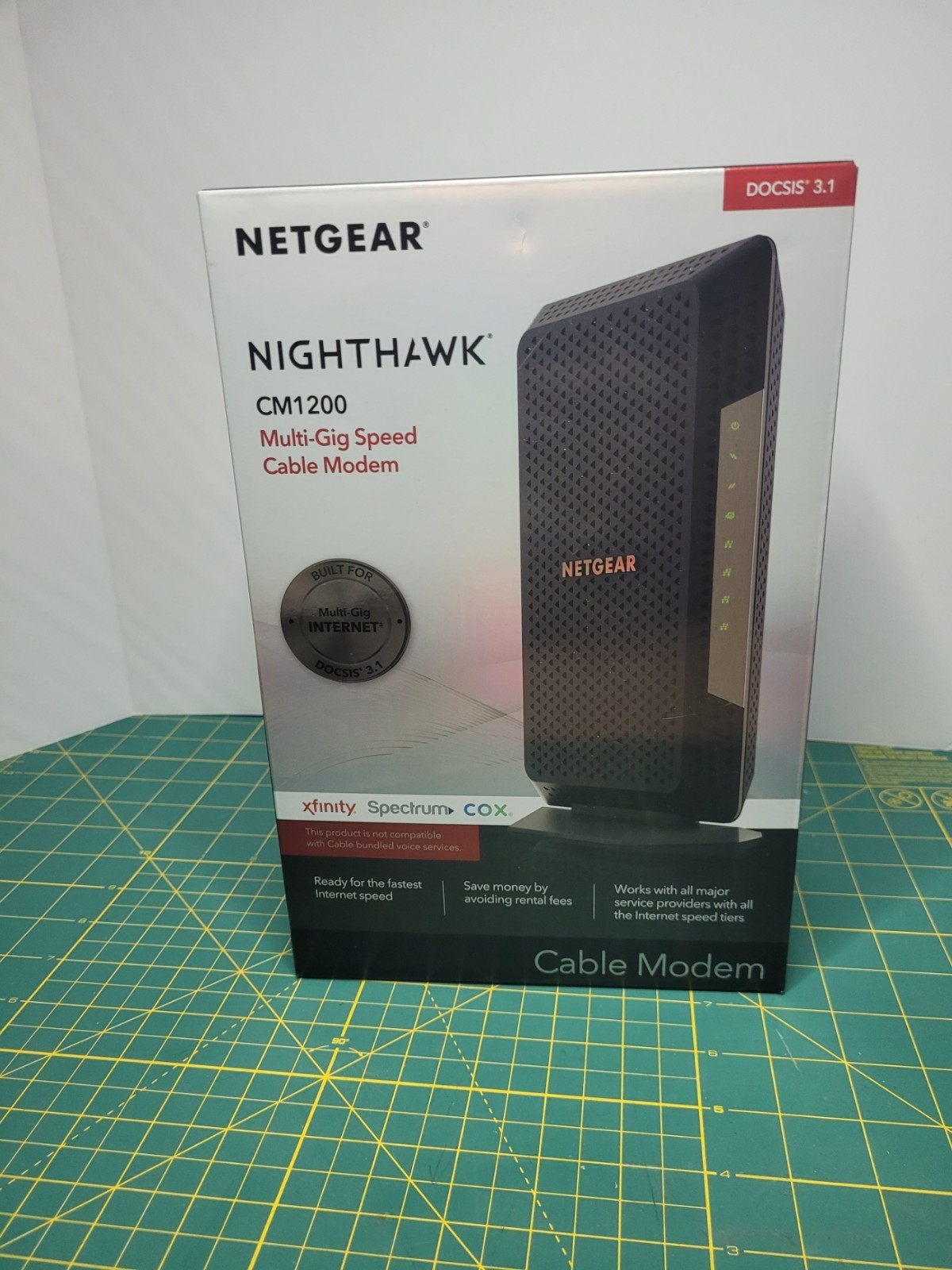 NETGEAR CM1150V Nighthawk Multi-Gig Speed Cable Modem for XFINITY Voice