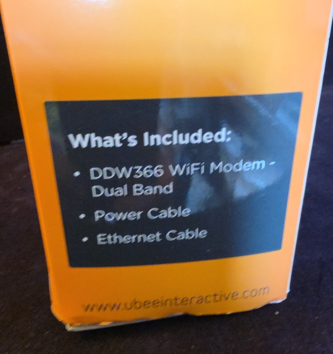 Ubee | DVW32CB | Advanced Wireless Voice Gateway Modem & Router WORKS WITH COX