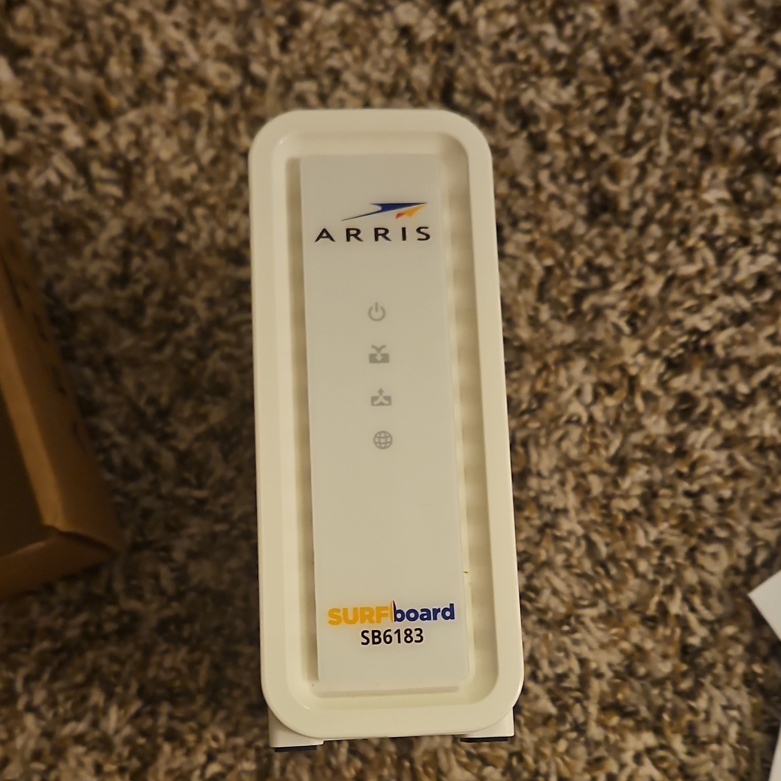 ARRIS SURFboard SB6183 DOCSIS 3.0 Cable Modem 686 Mbps w/ PSU & Ethernet Cable
