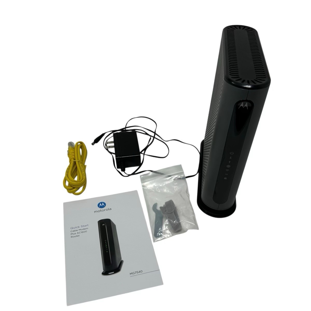 Motorola MG7540 16×4 Cable Modem Plus AC1600 Dual Band WiFi Router with DFS