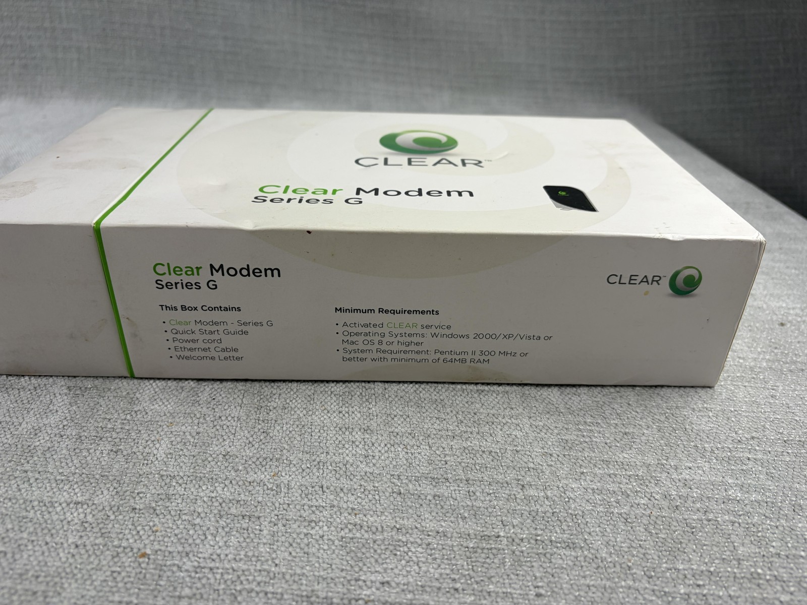 CLEAR Modem Series G Black WiMAX Bridge 1-Port Ethernet As-Is Untested