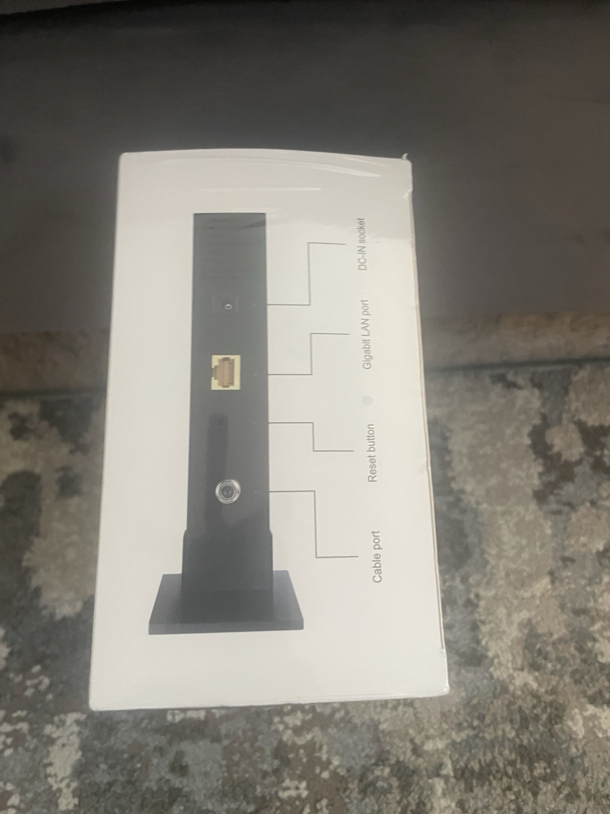 Asus CM-16 DOCSIS 3.0 Cable Modem Gigabit LAN 686Mbps w Power Cord & Ethernet