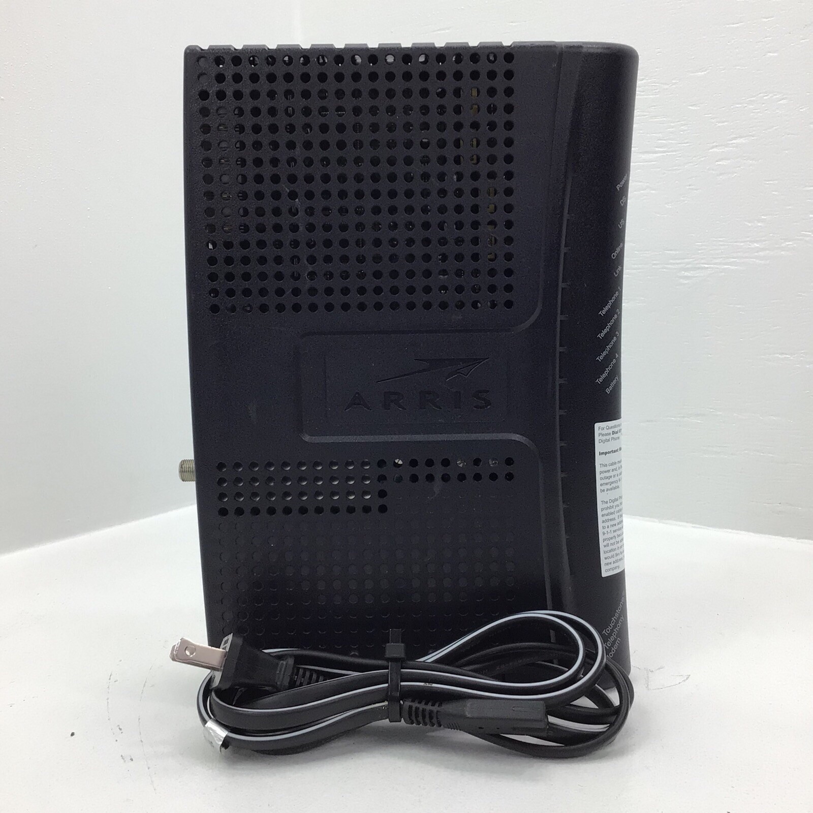 ARRIS TM604G Cable Touchstone Telephony Modem – Model TM604G/CT L1-11