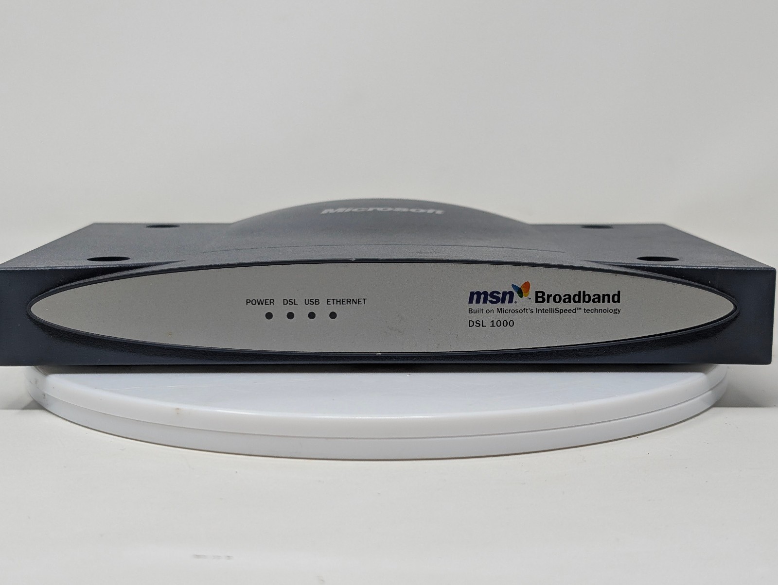 Vintage Microsoft MSN Broadband Intellispeed DSL Modem MSNDSL1000 -RARE VTG TECH