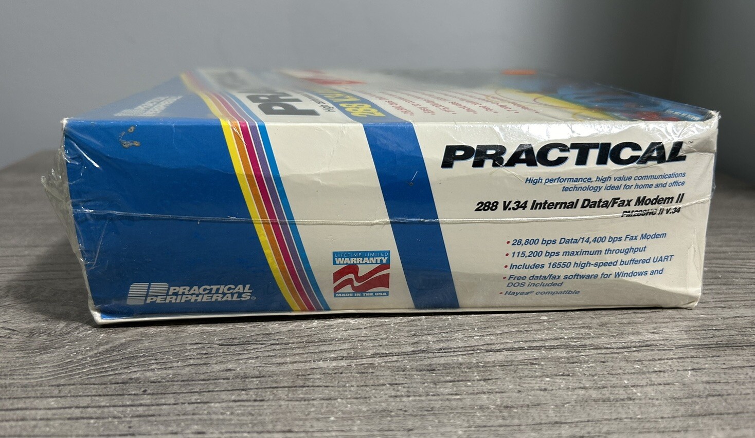 Practical Peripherals PM288HC II V.34 Internal Data/Fax Modem NOS Sealed 1994