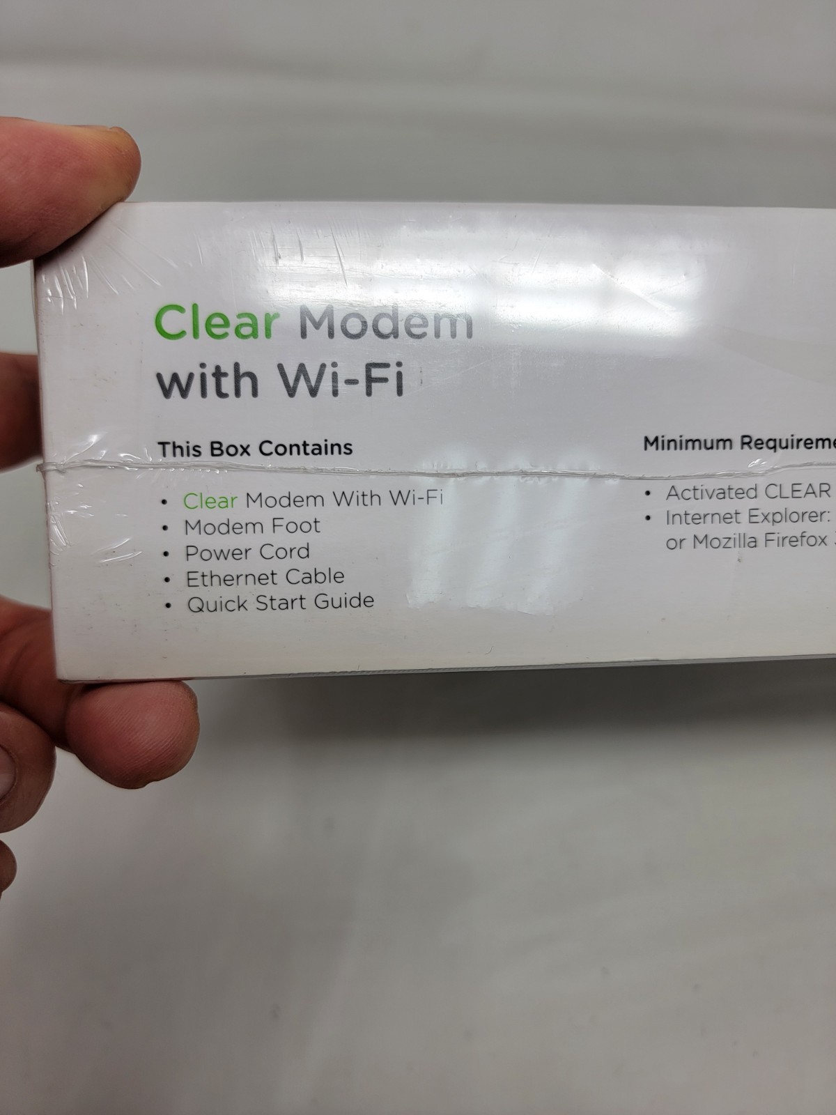 Clear WIXFBR-117 Wireless Home Internet Modem 802.11 b/g/n w/ Adapter