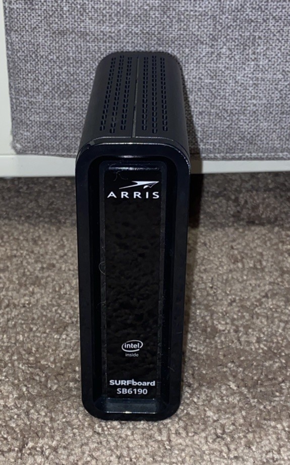 Arris Surfboard SB6190, includes AC adapter