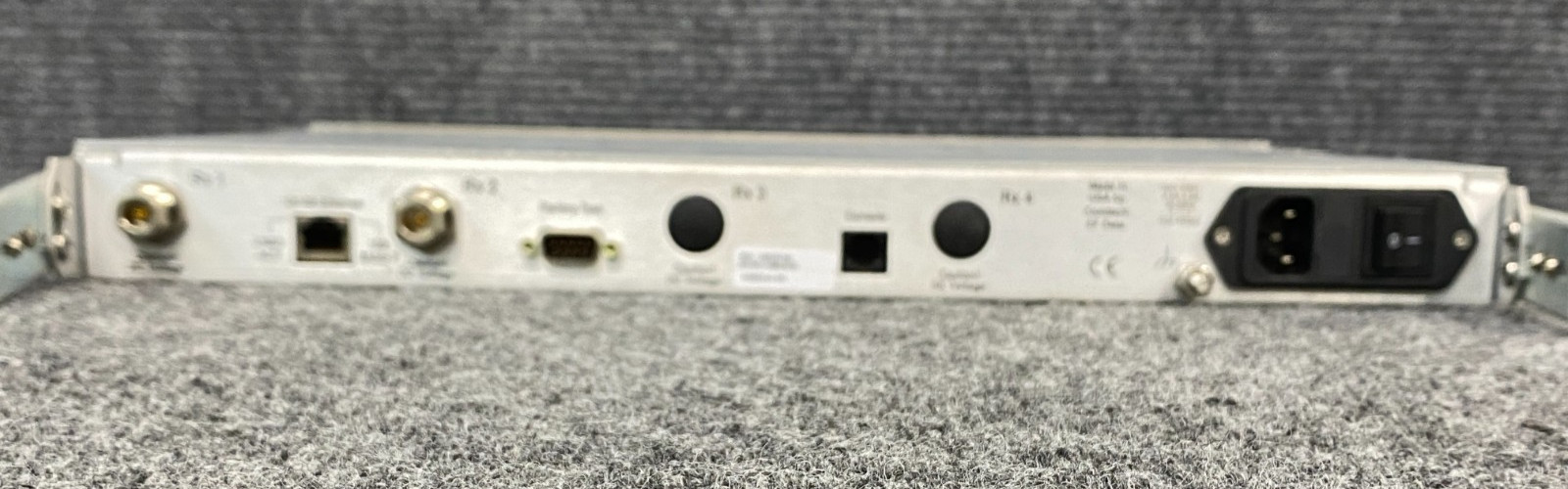 Comtech EF Data CDD-562L L-Band Satellite Dual Demodulator w/ Rack Ears & Cord